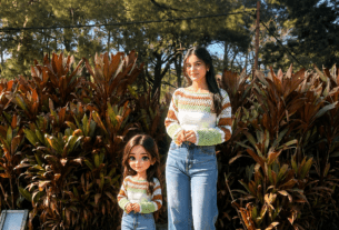 Mini Me AI Photo Prompt Free 2026 – Cartoon Companion Beside Real Photo using ChatGPT